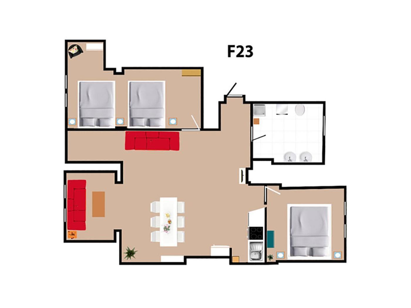 Primeflats - Apartments Panke Berlin-Wedding Værelse billede